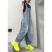 Denim blue overalls new summer thin casual one-piece pants